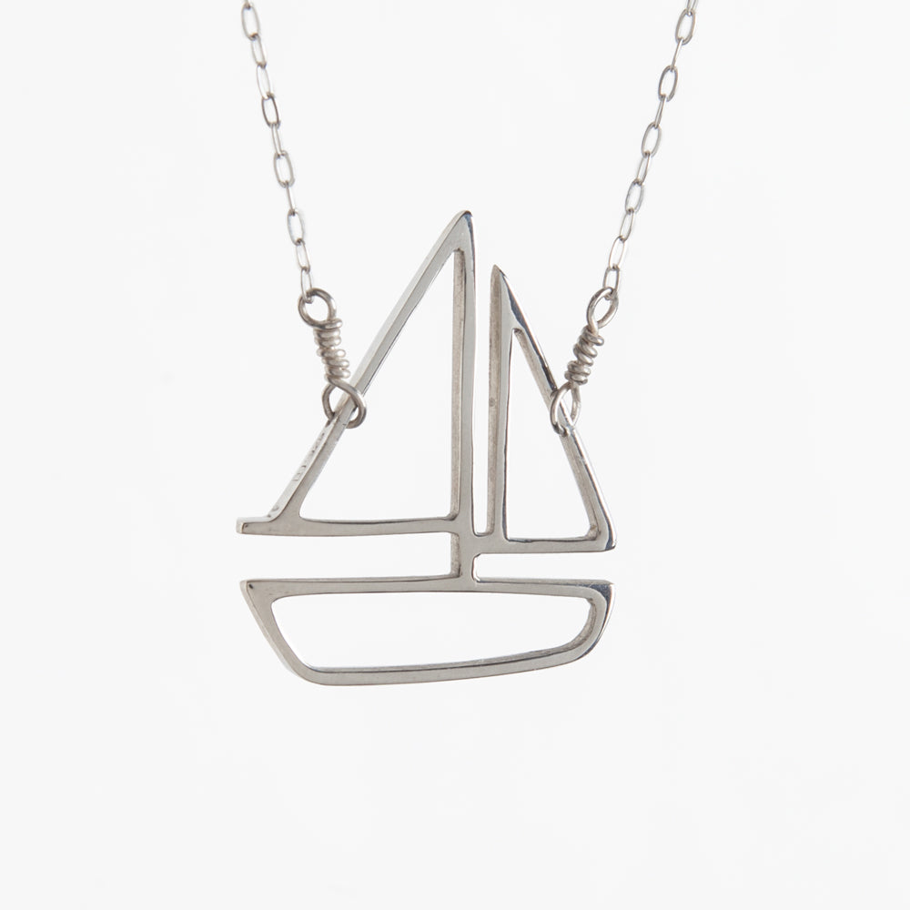 Antique Silver Plated Sailing Sailboat Fishing Charms Oceanic Pendants DIY Jewelry Making Supplies