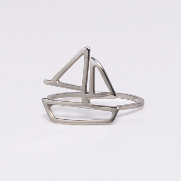 Tinker Company Sailboat Ring in sterling silver